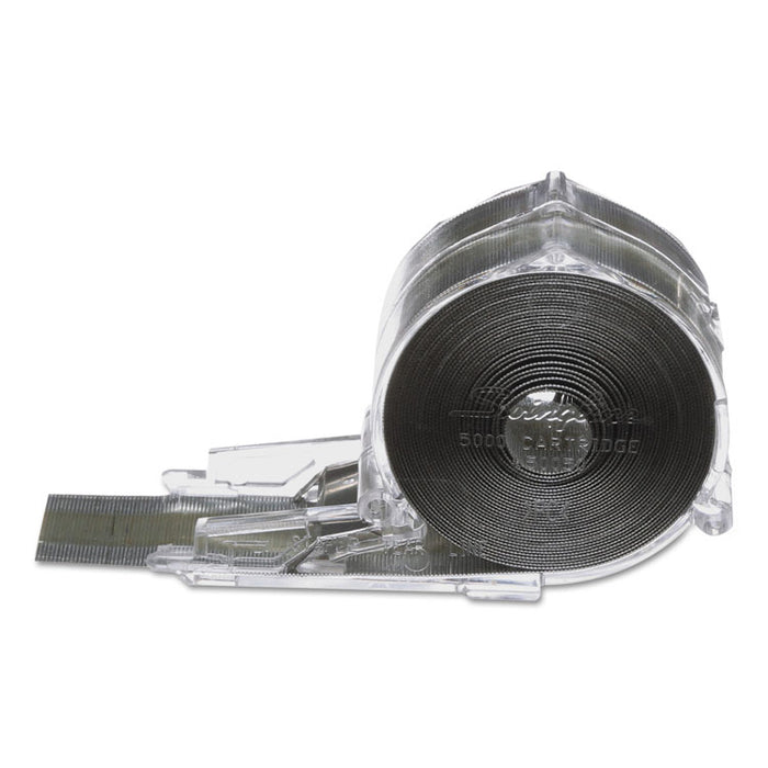 Cartridge Staples, 0.25" Leg, 0.5" Crown, Steel, 5,000/Box