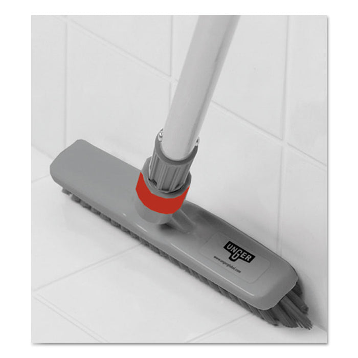 SmartColor Swivel Corner Brush, 8 2/3", Gray Handle