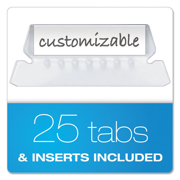 Colored Hanging Folders, Letter Size, 1/5-Cut Tab, Violet, 25/Box