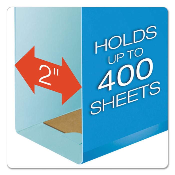 Extra Capacity Reinforced Hanging File Folders with Box Bottom, 2" Capacity, Legal Size, 1/5-Cut Tabs, Assorted Colors,25/BX