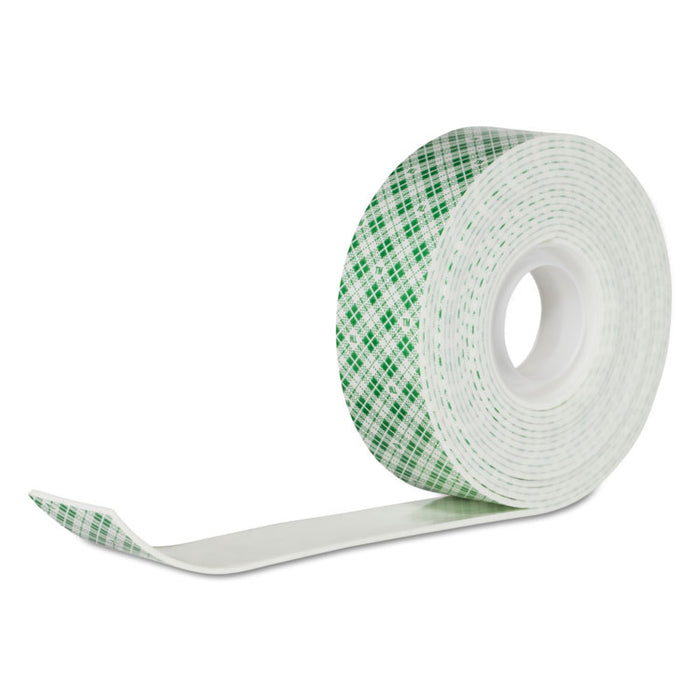 Permanent High-Density Foam Mounting Tape, 1" Wide x 125" Long
