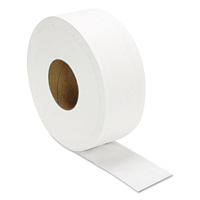Jumbo Bathroom Tissue, Septic Safe, 2-Ply, White, 650 ft, 12 Roll/Carton