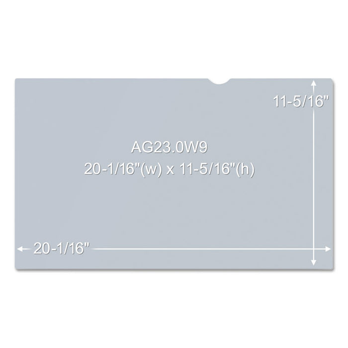 Antiglare Frameless Filter for 23" Widescreen Monitor, 16:9 Aspect Ratio