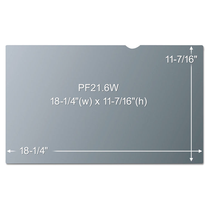 Frameless Blackout Privacy Filter for 21.6" Widescreen Monitor, 16:10 Aspect Ratio