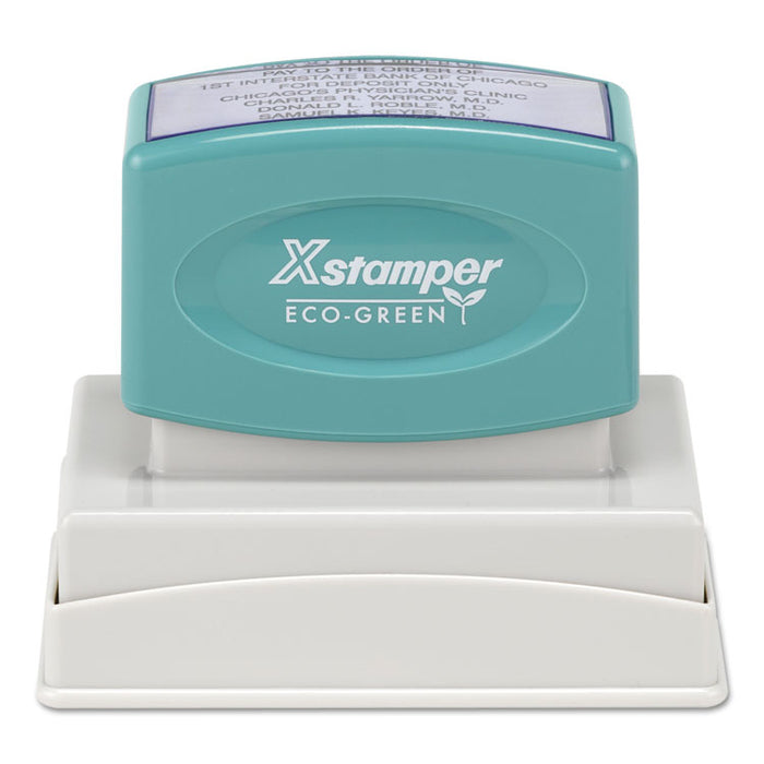 Custom Message Stamp, Pre-Inked, N16, 1 1/2 x 2 1/2