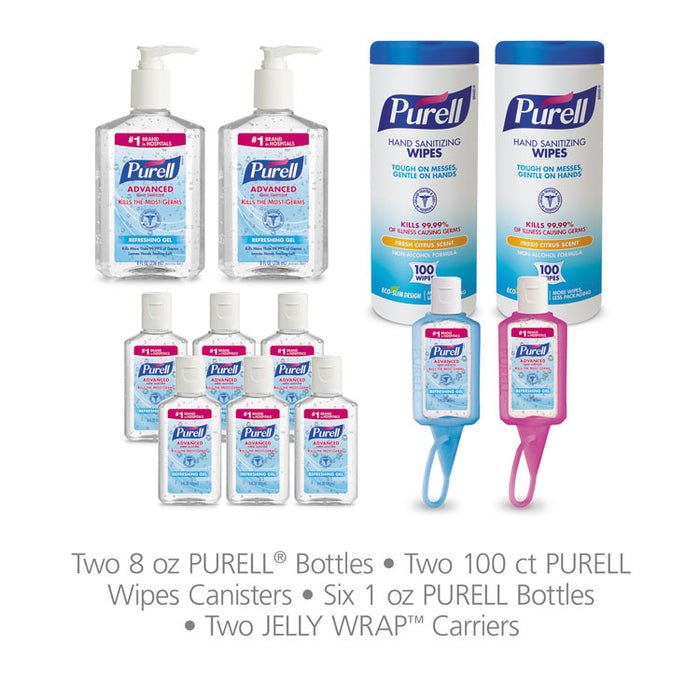 Office Hand Sanitizer Starter Kit, Assorted, 6 per Carton