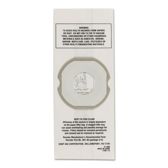 Hippo Disposable Filter Bags, 5/Pack