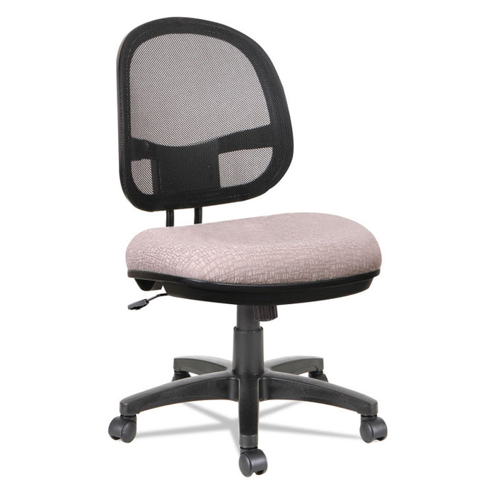 Alera Interval Series Swivel/Tilt Mesh Chair, Supports up to 275 lbs., Sandstone Tan Seat/Sandstone Tan Back, Black Base