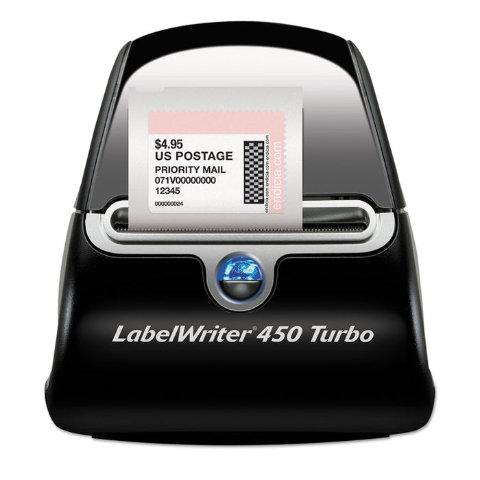 LabelWriter 450 Turbo Printer, 71 Label/Min, 5w x 7.4d x 5.5h