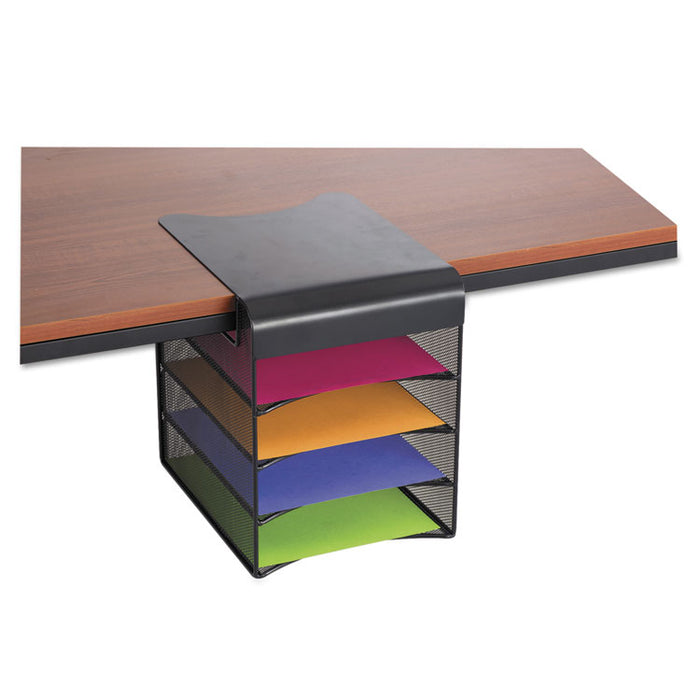 Onyx Hanging Organizer, Solid Top Horizontal, 12 1/3 x 12 x 10, Black