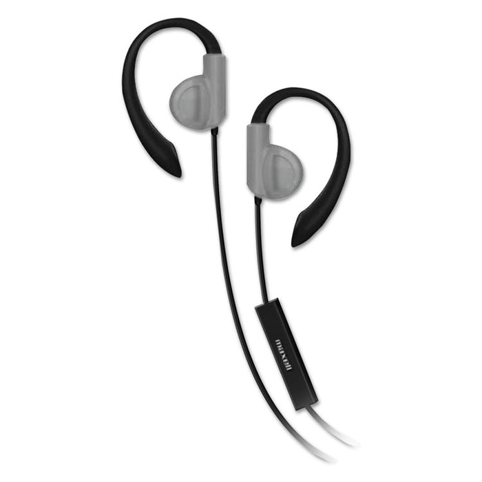 EH-131 Earhooks with Microphone, Silver