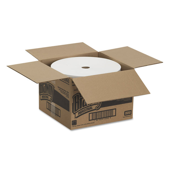 Heavy Duty Perforated Shop Towels, 9.88 x 13.25, White, 800/Roll