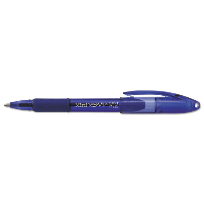 R.S.V.P. Mini Ballpoint Pen, Stick, Medium 1 mm, Assorted Ink and Barrel Colors, 24/Pack