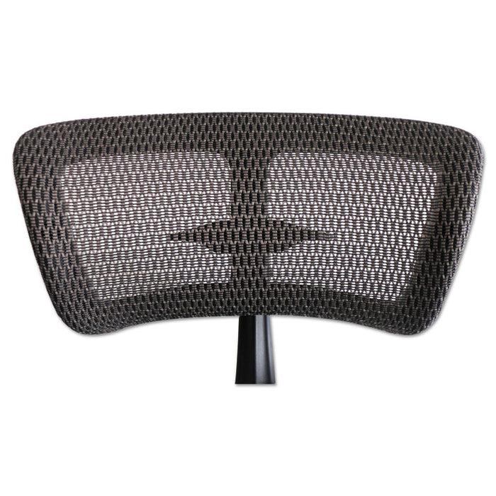 EQ Series Headrest for Alera EQ Series Chairs, 13" x 4.5" x 6.25", Mesh, Black