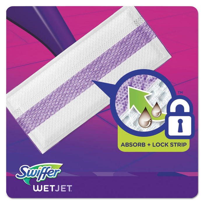 WetJet System Refill Cloths, 11.3" x 5.4", White, 24/Box