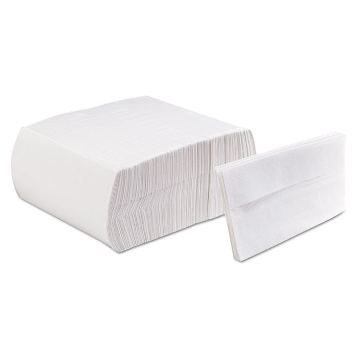 Morsoft Dispenser Napkins, 1-Ply, White, 13 1/2 x 6, Paper, 8,000/Carton