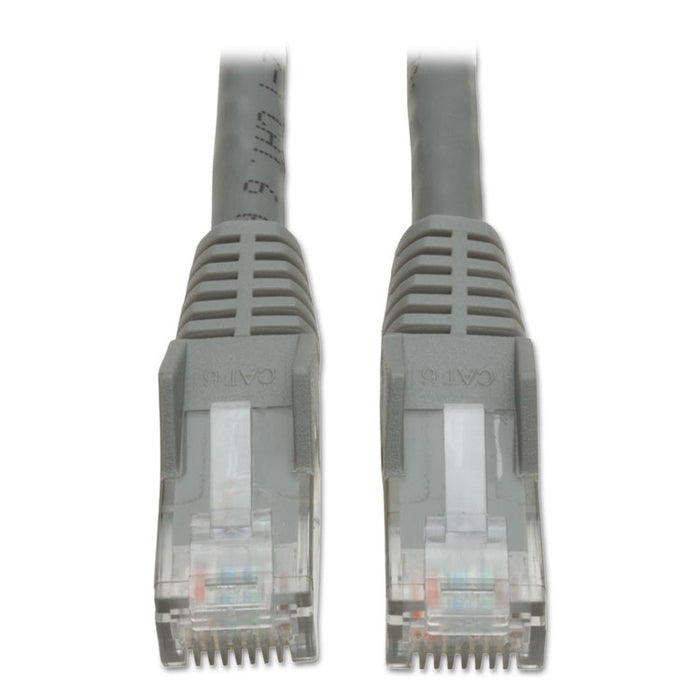 Cat6 Gigabit Snagless Molded Patch Cable, RJ45 (M/M), 5 ft., Gray