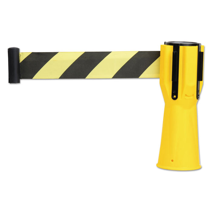 Safety Cone Topper Belt, 3 1/2" x 9 ft, Yellow/Black, Plastic/Nylon