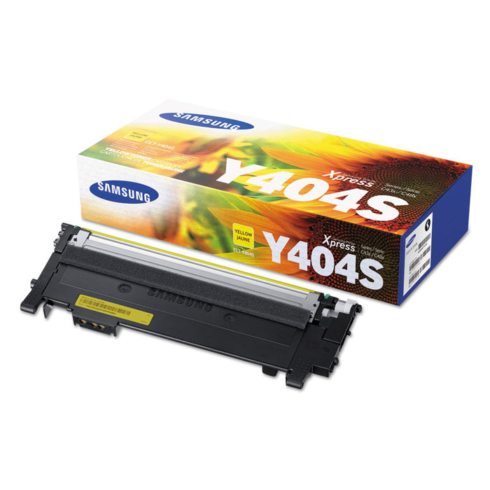 SU448A (CLT-Y404S) Toner, 1,000 Page-Yield, Yellow