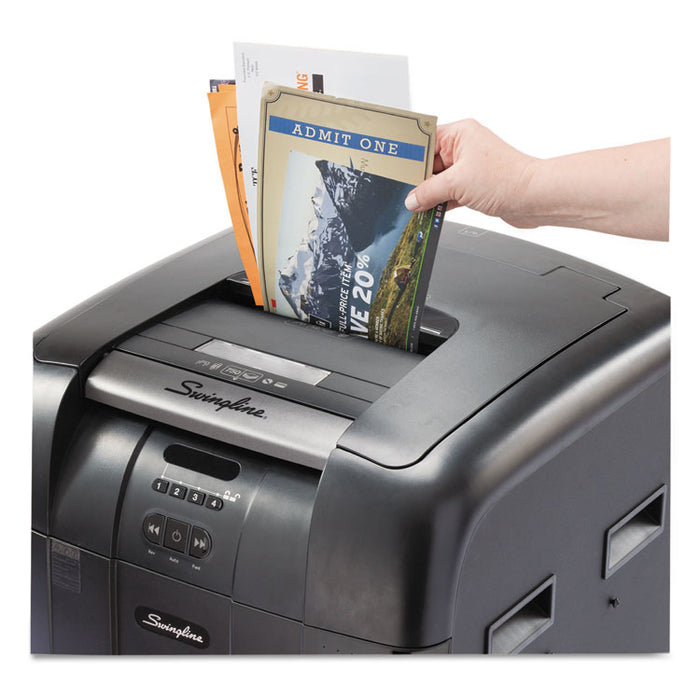 Stack-and-Shred 750XL SmarTech Enabled Hands Free Super Cross-Cut Shredder Value Pack, 750 Auto/12 Manual Sheet Capacity