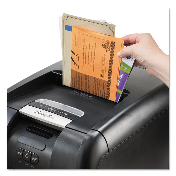 Stack-and-Shred 300XL Auto Feed Super Cross-Cut Shredder Value Pack, 300 Auto/8 Manual Sheet Capacity