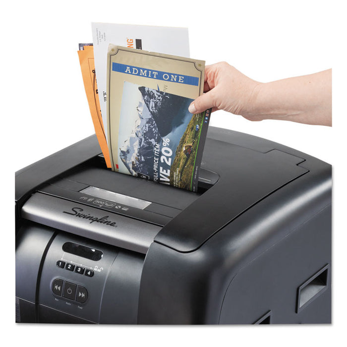 Stack-and-Shred 600XL Auto Feed Super Cross-Cut Shredder Value Pack, 600 Auto/10 Manual Sheet Capacity