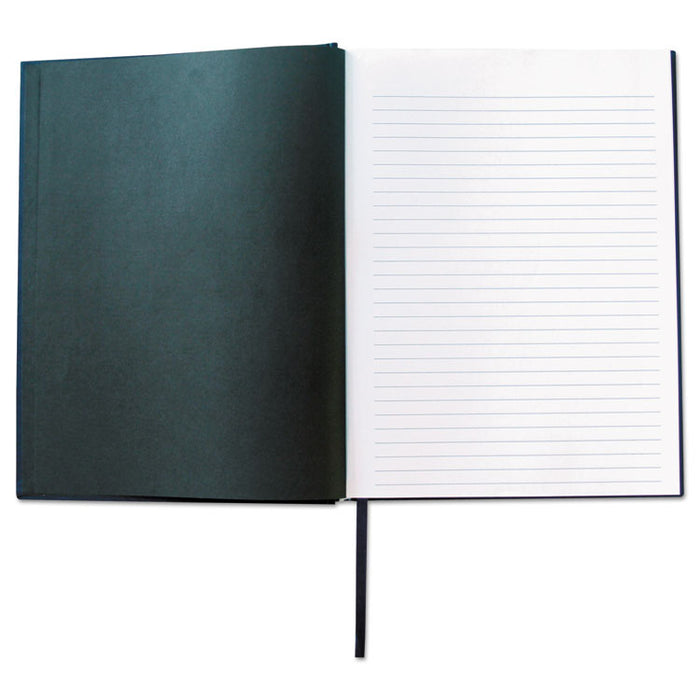 Casebound Hardcover Notebook, 1 Subject, Wide/Legal Rule, Dark Blue Cover, 10.25 x 7.63, 150 Sheets
