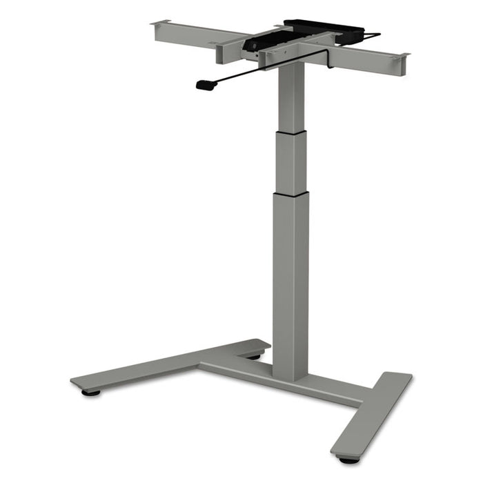 AdaptivErgo 1-Column Electric Adjustable Table Base, 24.75" to 43.25"H, Gray