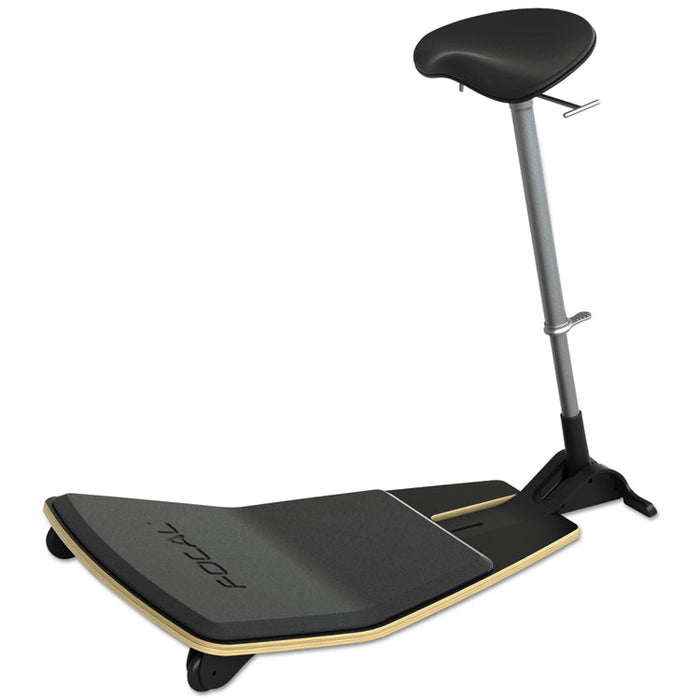 Locus Learning Seat by Focal Upright, Nubuck/Nubuck, Black Base