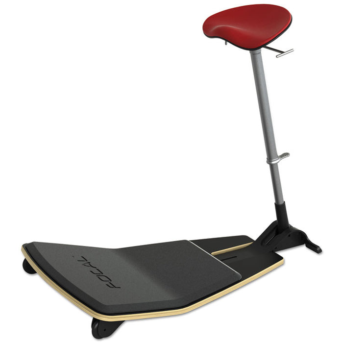 Locus Learning Seat by Focal Upright, Red/Red, Black Base