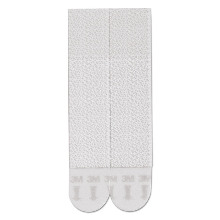 Picture Hanging Strips, Removable, Holds Up to 4 lbs per Pair, 0.5 x 3.63, White, 4 Pairs/Pack