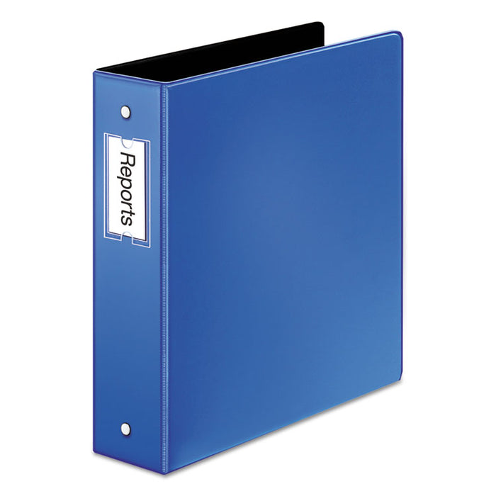 Premier Easy Open Locking Round Ring Binder, 3 Rings, 2" Capacity, 11 x 8.5, Medium Blue