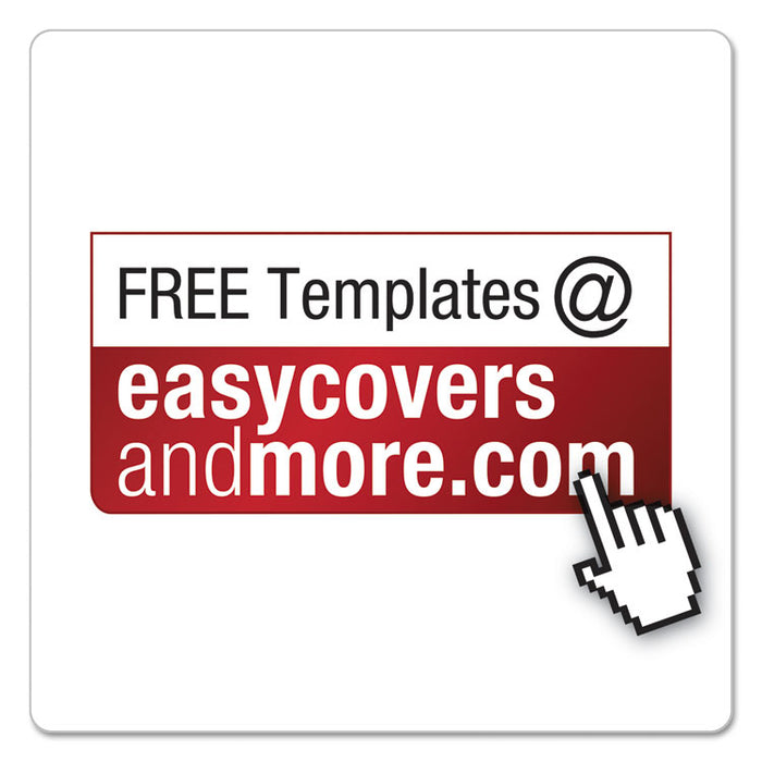 FreeStand Easy Open Locking Slant-D Ring Binder, 3 Rings, 5" Capacity, 11 x 8.5, White