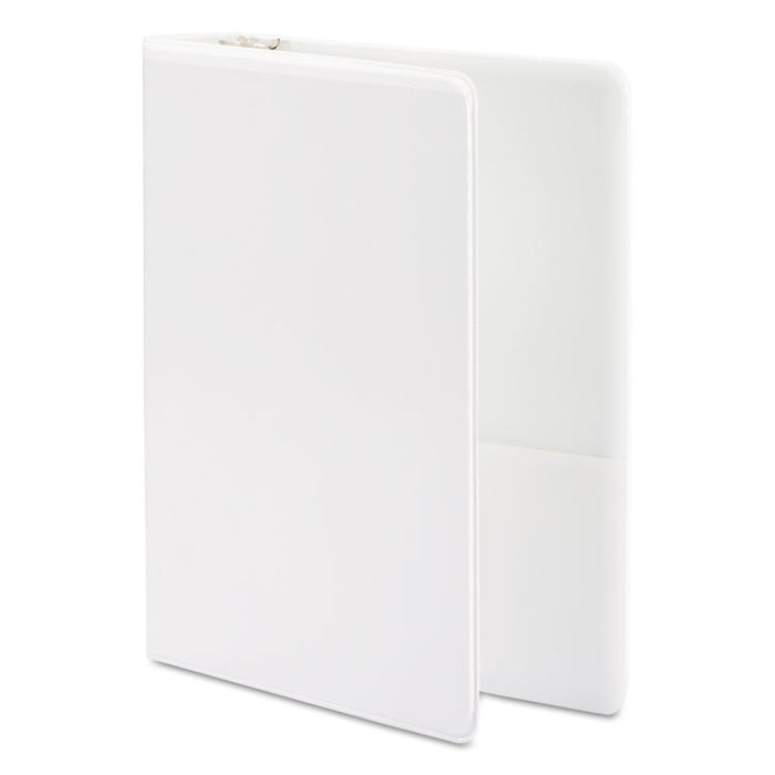 362 Basic Round Ring View Binder, 3 Rings, 1" Capacity, 8.5 x 5.5, White