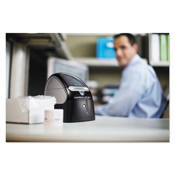 LabelWriter 450 DUO Label Printer, 71 Labels/min Print Speed, 5.5 x 7.8 x 7.3