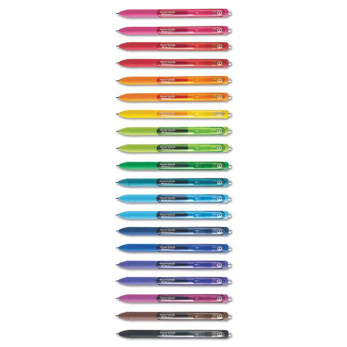 InkJoy Gel Pen, Retractable, Medium 0.7 mm, Assorted Ink and Barrel Colors, 20/Pack