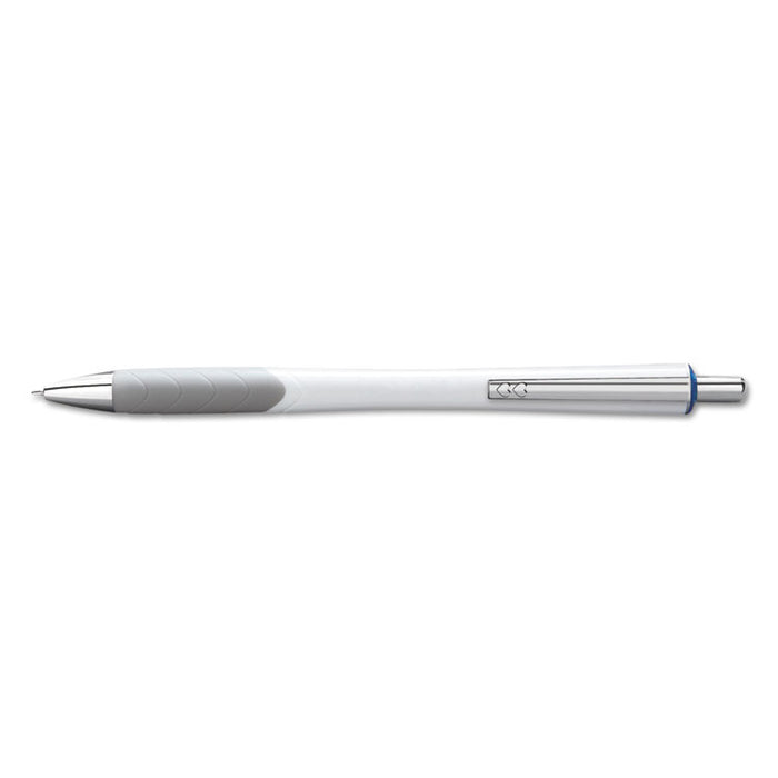 InkJoy 700 RT Retractable Ballpoint Pen, Fine 0.7mm, Blue Ink, White Barrel, Dozen