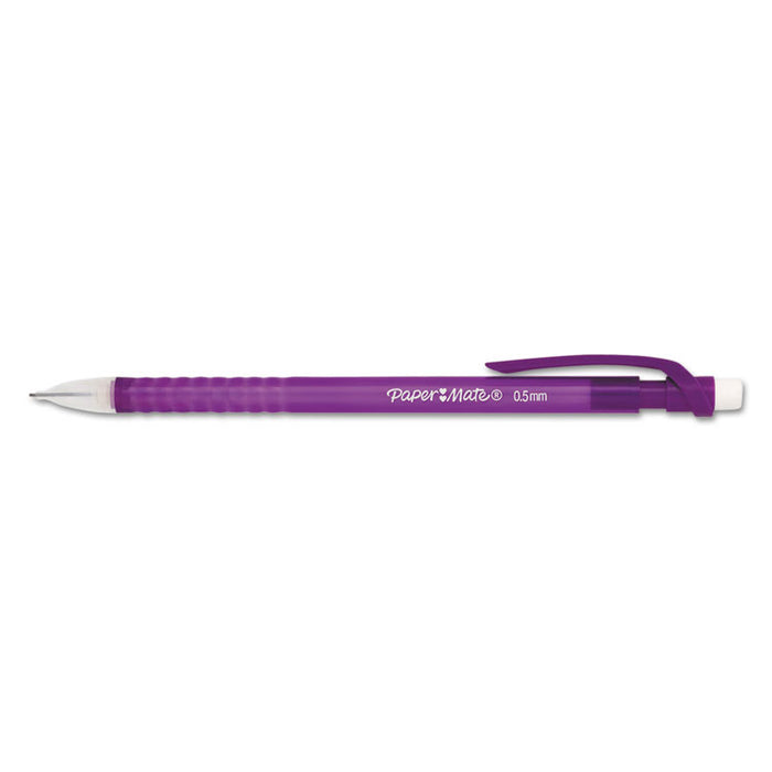 Write Bros Mechanical Pencil, 0.5 mm, HB (#2.5), Black Lead, Assorted Barrel Colors, 24/Pack