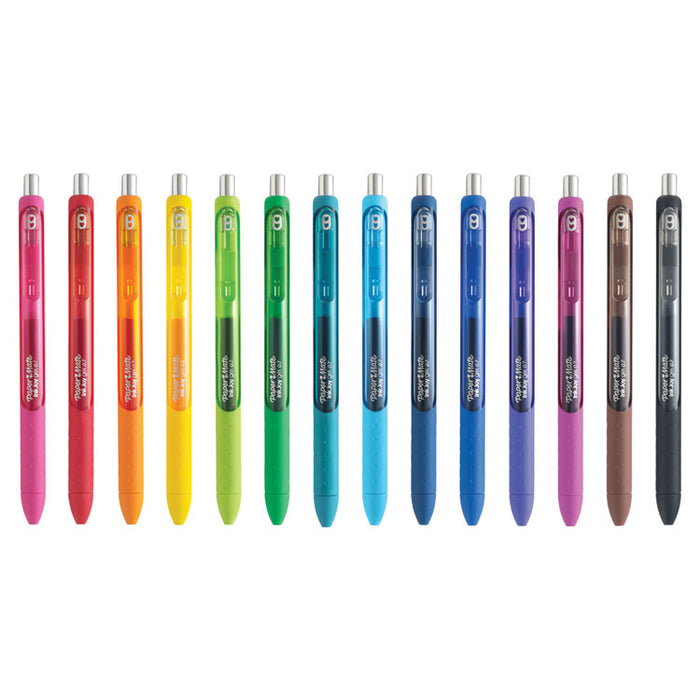 InkJoy Retractable Gel Pen, Medium 0.7mm, Assorted Ink/Barrel, 14/Pack