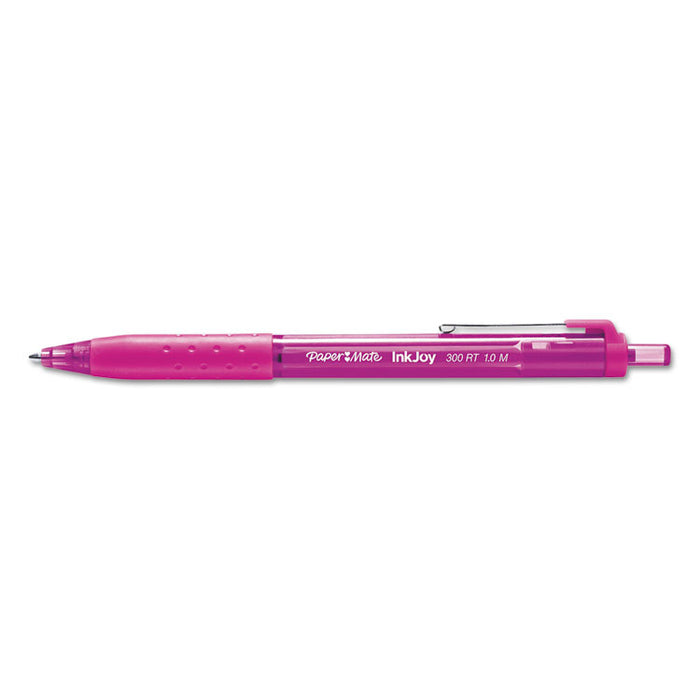 InkJoy 300 RT Fashion Wrap Ballpoint Pen, 1mm, Assorted Ink/Barrel, 6/Pack