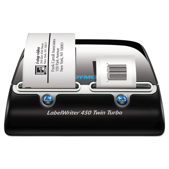 LabelWriter 450 Twin Turbo Label Printer, 71 Labels/min Print Speed, 5.5 x 8.4 x 7.4