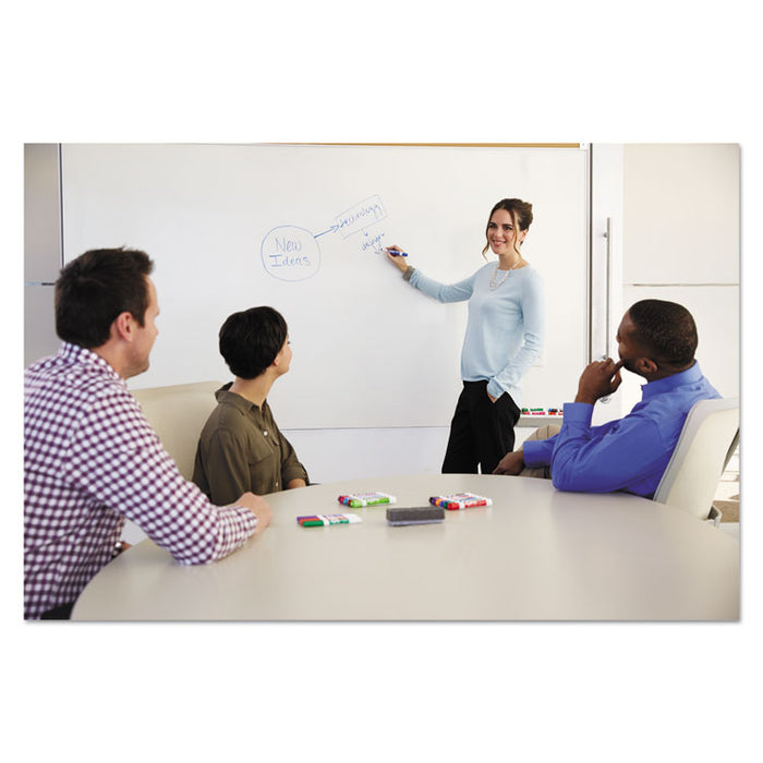 Low-Odor Dry-Erase Marker, Broad Chisel Tip, Black, 36/Box