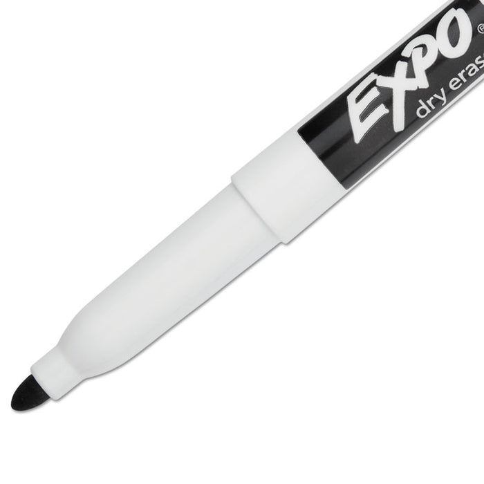 Low-Odor Dry-Erase Marker, Fine Bullet Tip, Black, 36/Box