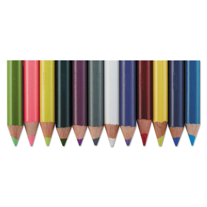 Scholar Colored Pencil Set, 3 mm, HB (#2.5), Assorted Lead/Barrel Colors, 48/Pack