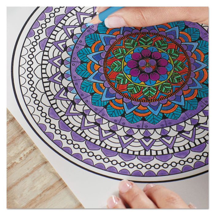 Col-Erase Pencil with Eraser, 0.7 mm, 2B (#1), Assorted Lead/Barrel Colors, Dozen