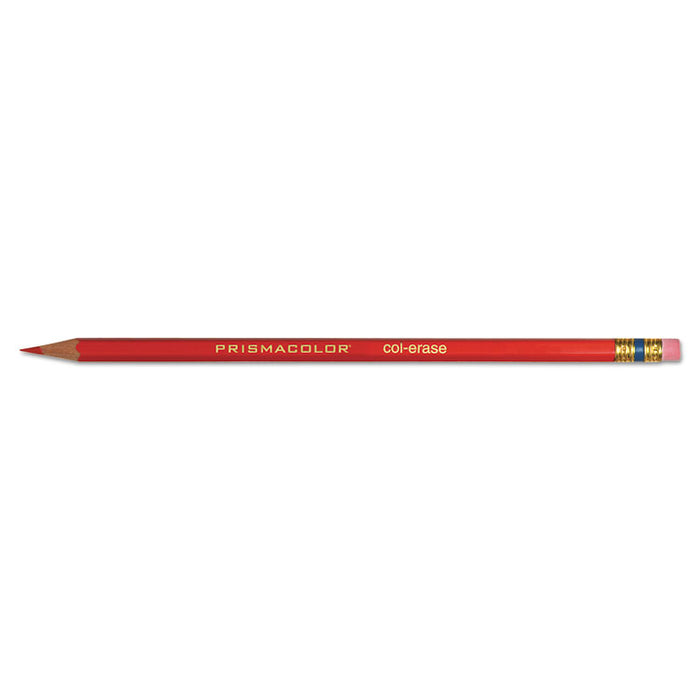 Col-Erase Pencil with Eraser, 0.7 mm, 2B (#1), Assorted Lead/Barrel Colors, 24/Pack
