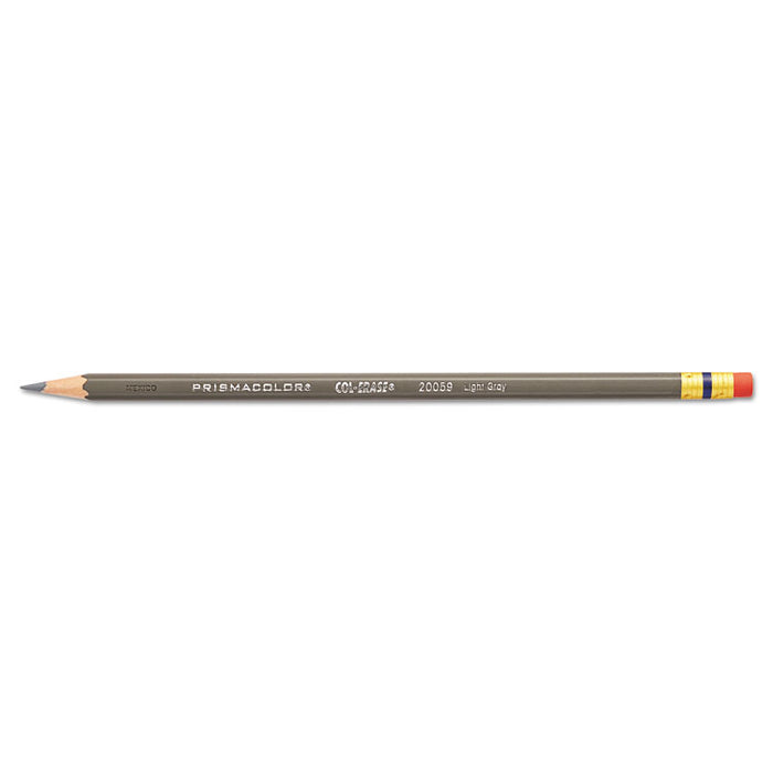 Col-Erase Pencil with Eraser, 0.7 mm, 2B (#1), Assorted Lead/Barrel Colors, 24/Pack