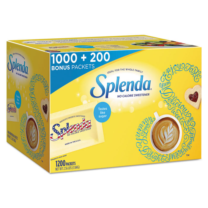 No Calorie Sweetener, 1 g Packets, 1200 per Carton