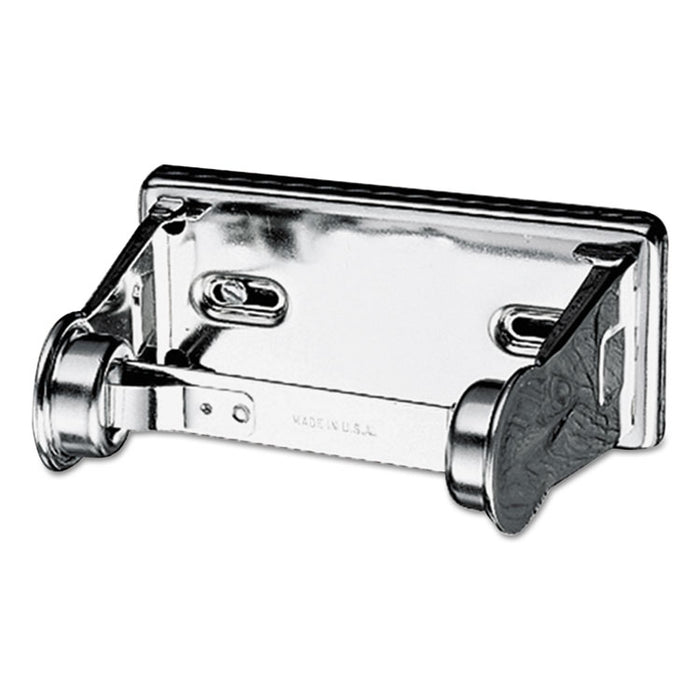 Locking Toilet Tissue Dispenser, 6 x 4.5 x 2.75, Chrome