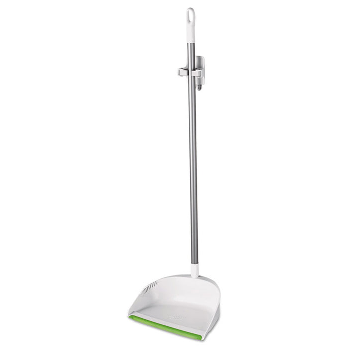 Broom Gripper, 3.12w x 2.43d x 3.34h, White/Gray, 1 Gripper/2 Strips